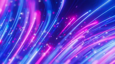 Extreme closeup of Big data light speed warped flow. Abstract digital data Stock Footage 320177471