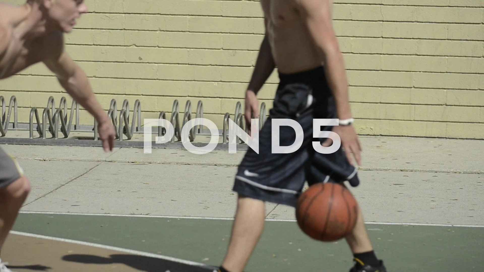 Extreme Closeup Details Of Basketball Pl Stock Video Pond5