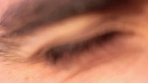 Extreme closeup of eye of boy Stock Footage 235373842