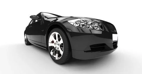 Extreme Closeup Headlights Stock Illustration
