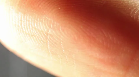 Extreme closeup of person's finger Stock-Footage 28600769