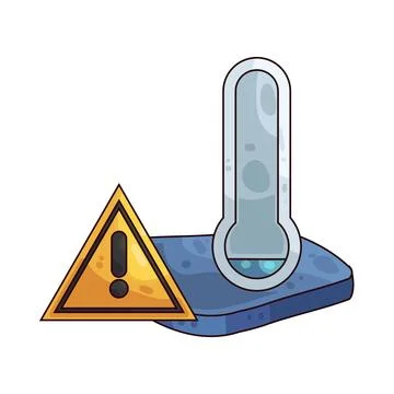 Extreme cold illustration Stock Illustration
