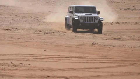 Extreme driving in the desert Video stock 201788169