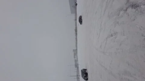 Extreme driving. (vertical video) Stock Footage 147491950