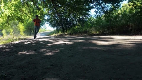Extreme electric scooter Stock Footage 282094773