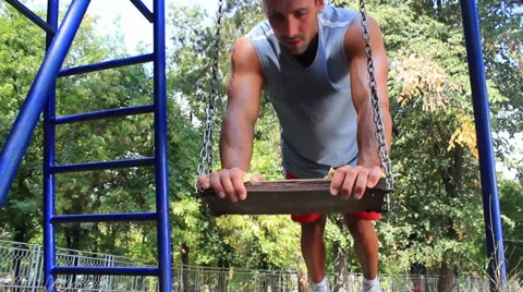 Extreme Exercises Stock Footage 30368285