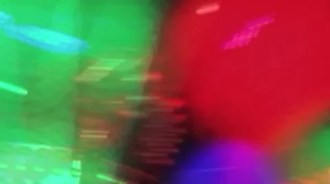 Extreme fairground - psychedellic lights 2. pull focus Copy 動画素材 10688456