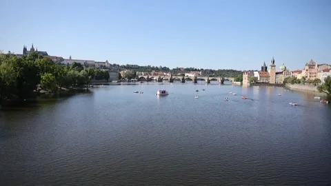 Extreme heatwave announced in Czech Republic, Praga, CZ - 29 Jul 2026 Stock Footage 340850375