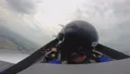 Extreme lesson on jet plane, POV of professional pilot, aircraft school, hobby HD Footage