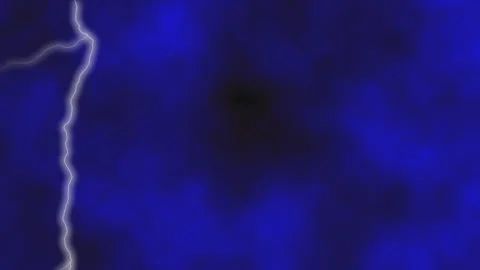 Extreme lightning storm timelapse over of severe thunderstorm clouds Video stock 161901394
