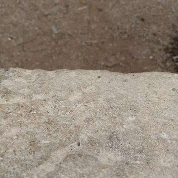 Extreme macro close up textured cement ledge concrete staircase 写真素材