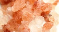 Extreme Macro Of Himalayan Rock Salt Stock Footage