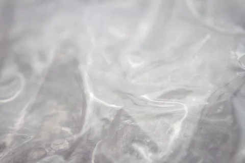 Extreme macro of plastic bubble wrap texture Stock Photos