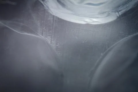Extreme macro of plastic bubble wrap texture Foto stock