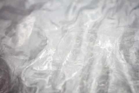 Extreme macro of plastic bubble wrap texture Foto stock