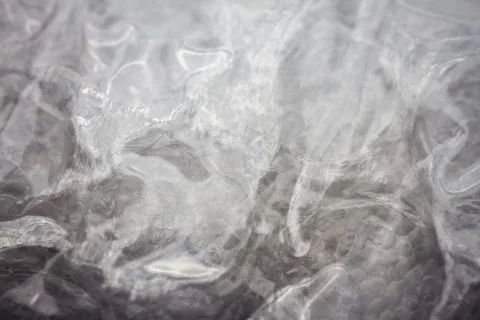 Extreme macro of plastic bubble wrap texture Stock Photos
