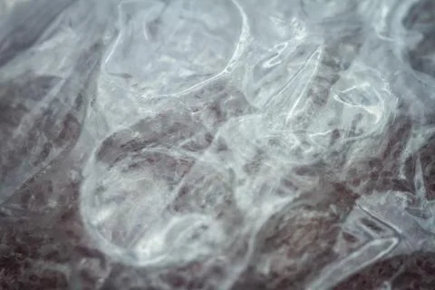 Extreme macro of plastic bubble wrap texture Stock Photos