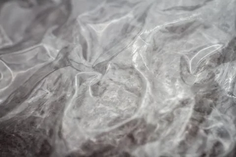 Extreme macro of plastic bubble wrap texture Foto stock