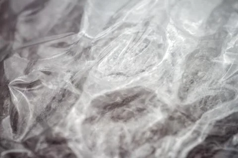 Extreme macro of plastic bubble wrap texture Foto stock