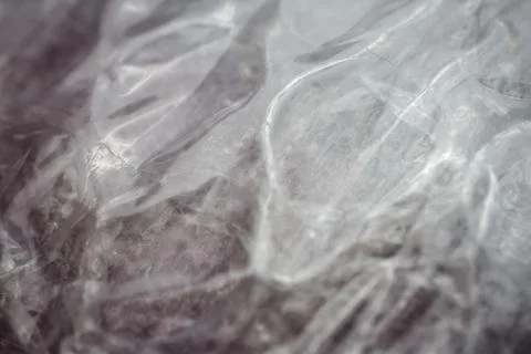 Extreme macro of plastic bubble wrap texture Foto stock