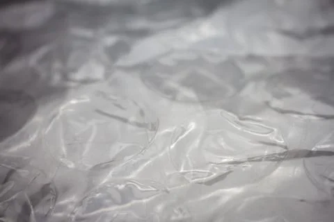 Extreme macro of plastic bubble wrap texture Foto stock