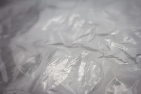 Extreme macro of plastic bubble wrap texture Stock Photos