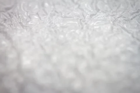 Extreme macro of plastic bubble wrap texture Stock Photos