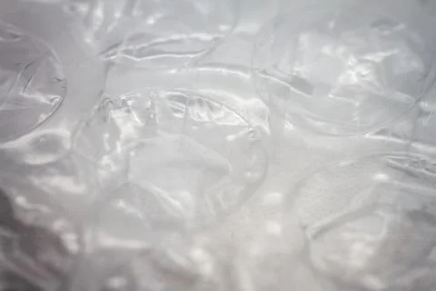 Extreme macro of plastic bubble wrap texture Stock Photos