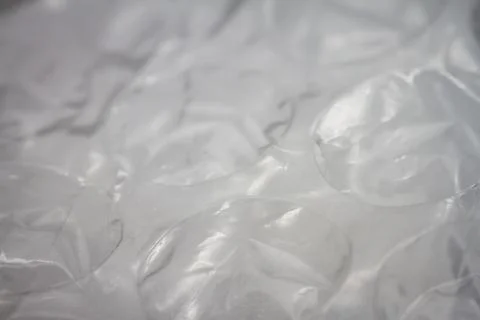 Extreme macro of plastic bubble wrap texture Stock Photos