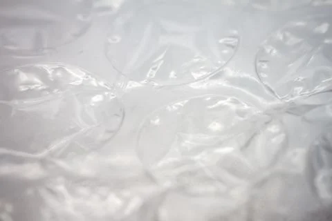 Extreme macro of plastic bubble wrap texture Stock Photos