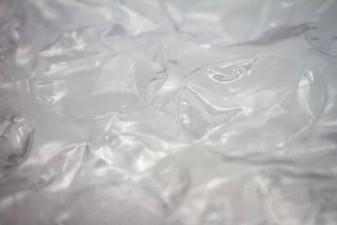 Extreme macro of plastic bubble wrap texture Stock Photos