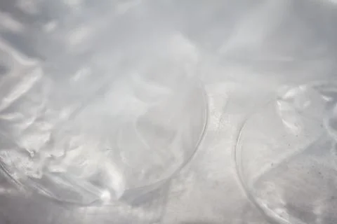 Extreme macro of plastic bubble wrap texture Stock Photos