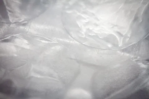 Extreme macro of plastic bubble wrap texture Stock Photos