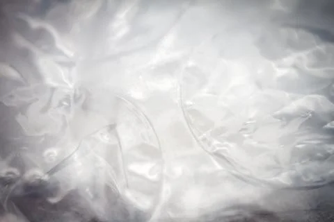 Extreme macro of plastic bubble wrap texture Stock Photos