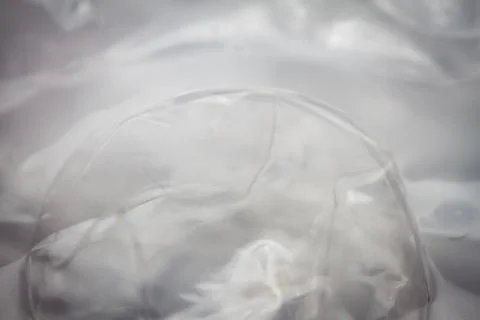 Extreme macro of plastic bubble wrap texture Stock Photos