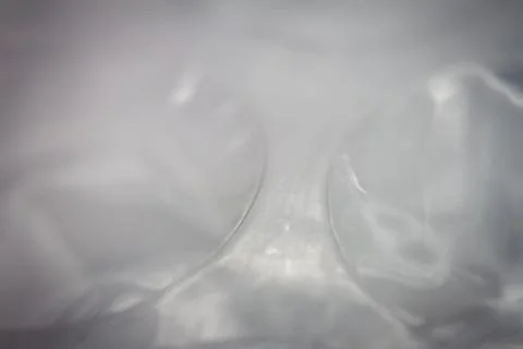 Extreme macro of plastic bubble wrap texture Stock Photos