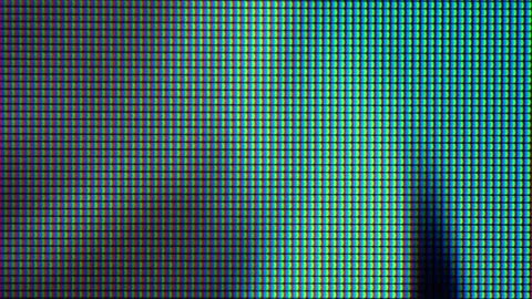 Extreme macro view of LED matrix, monito... | Stock Video | Pond5