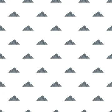 Extreme mountain pattern seamless Stock Illustration