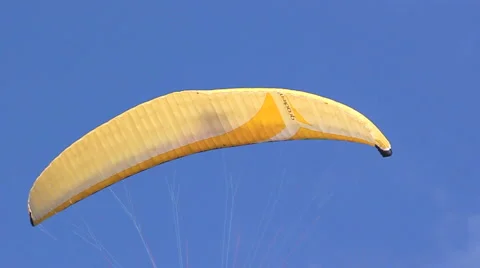 Extreme paragliding fly Stock Footage 5091524