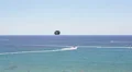 Extreme paragliding with riding in open Mediterranean sea, Paphos, Cyprus HD Footage