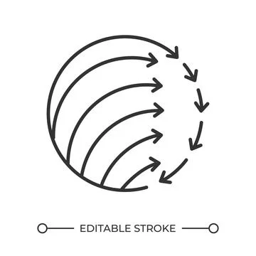 Extreme programming linear icon Illustrazione stock