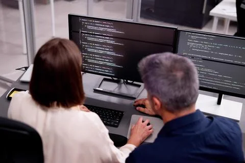 Extreme Programming: A mature pair programming software 写真素材