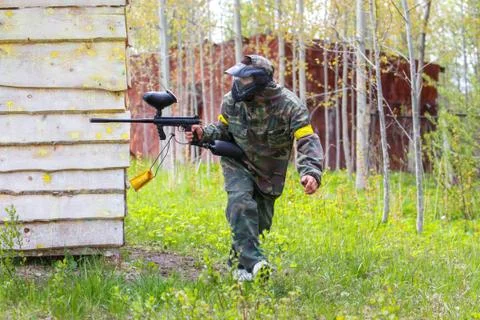 Extreme shooting while moving forward Stock Photos