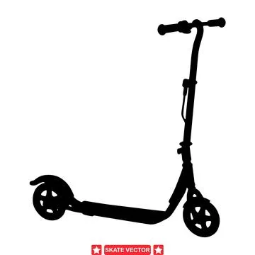 Extreme Skateboard Art  Dynamic Vector Silhouettes Elevating Skateboard Desig Stock Illustration