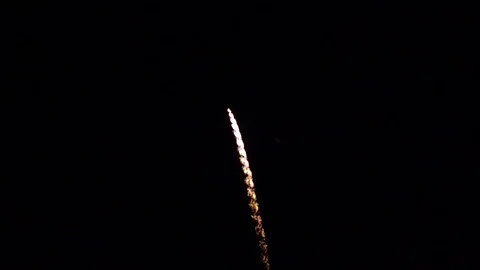Extreme Slow Motion 4th of July Fireworks Display Video stock 77485232