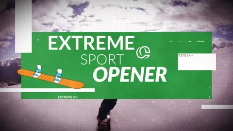 Extreme Sport Opener Stock After Effects