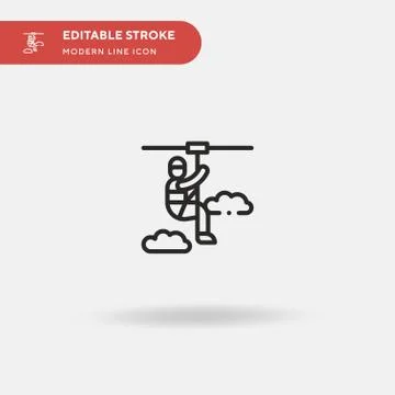 Extreme Sport Simple vector icon. Illustration symbol design template for web 스톡 일러스트