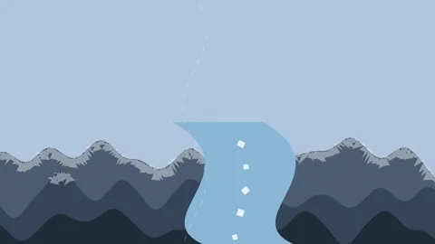 Extreme Summer Heatwave Animation With Rising Thermometer And Melting Roads Stock Footage 340267038