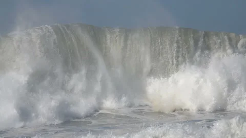 Extreme Wave splashing. Stock Footage 144823245