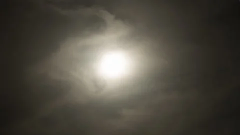 Extreme weather with dark clouds gathering. Stock Footage 296089345